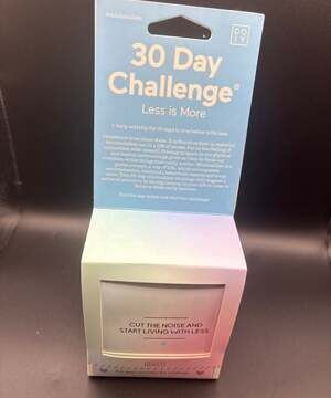 Doiy 30 Day Challenge: Less Is More